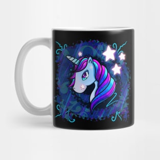 Cute Unicorn Abstract Stars Mug